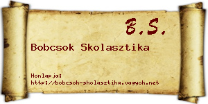 Bobcsok Skolasztika névjegykártya